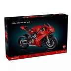 Ensemble de blocs de construction Ducati Panigale V4 S avec kit d'éclairage LED – 1603 pièces