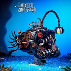Construisez la Bête des Profondeurs — Kit de Construction Steampunk Poisson Lanterne Mécanique
