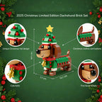 🎄Ensemble de briques Teckel Édition Limitée Noël 2025🐕