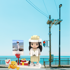 Custom Minifigure Photo Frame – Personalized Brick Figure with Your Photo