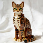Brick Cats – Ensemble de Blocs de Construction Chat Bengal