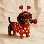 💖 Ensemble de Briques Teckel Édition Amour 🐕