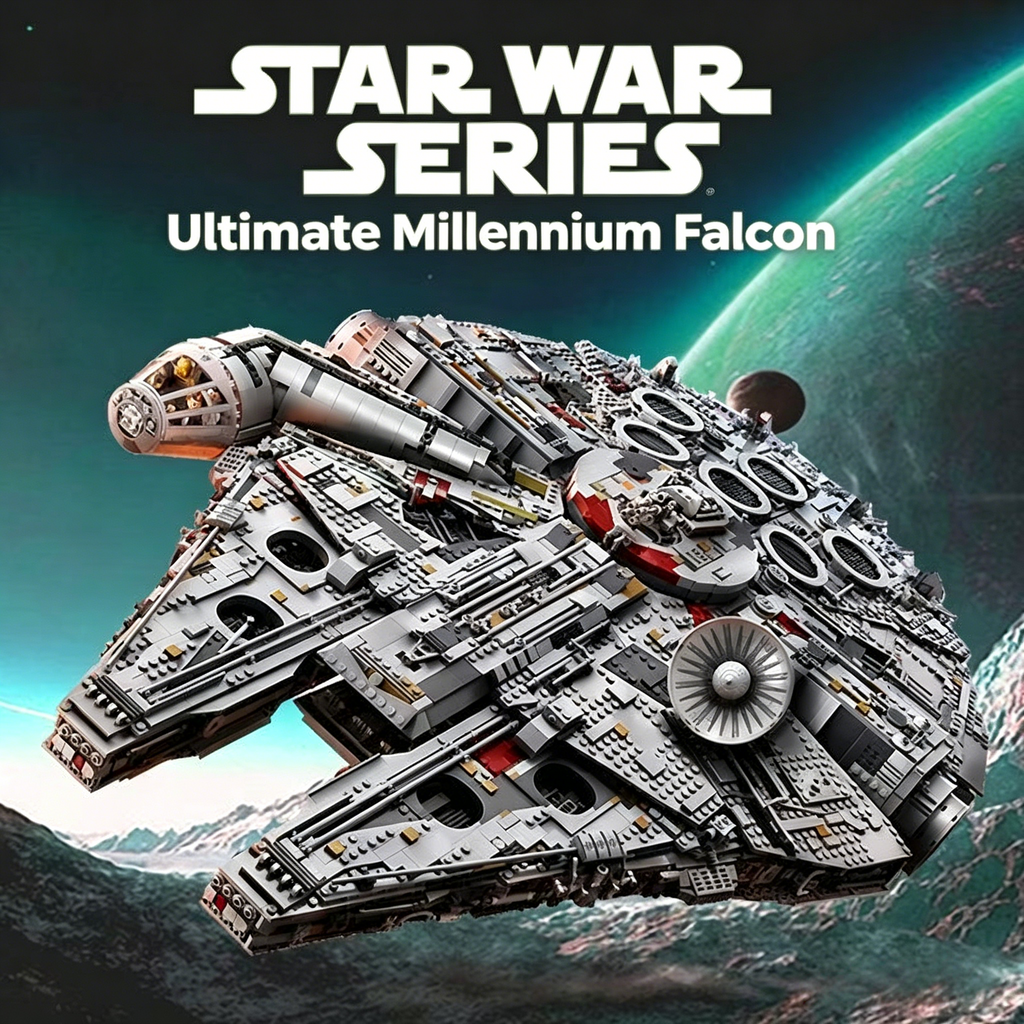 Série Star War 7541 pièces : Faucon Millenium Ultime - Ensemble Maître Constructeur