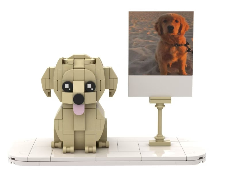 Custom Building Blocks for Pets | Personalized Mini Building Blocks with Photos of Your Pet