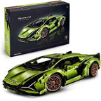 Ensemble de 3696 briques de construction Technic Lamborghini Sián FKP 37 | Maquette de supercar à l'échelle 1:8 | Édition collector premium