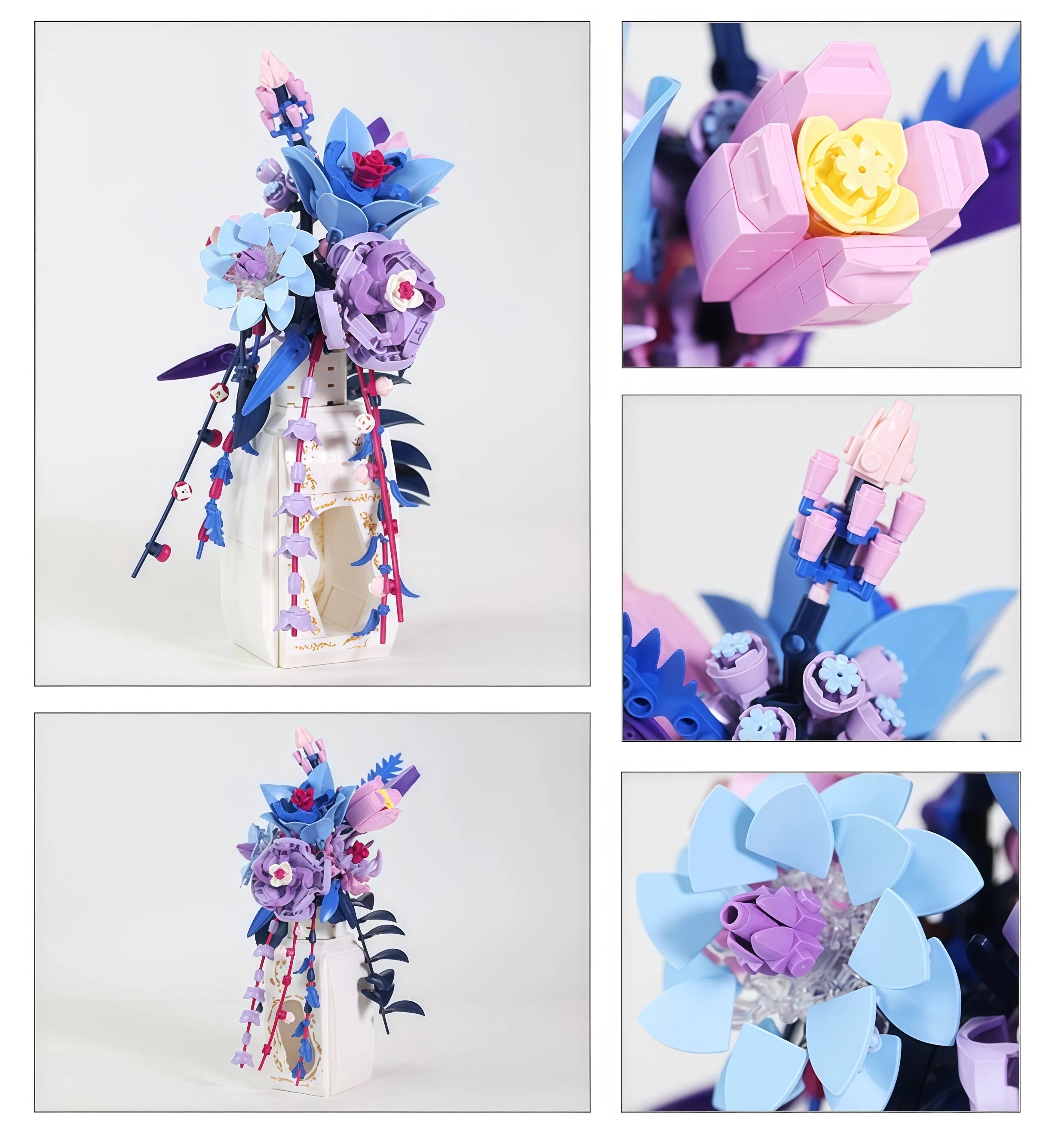 Ensemble de construction Vase floral lumineux💐
