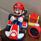 Ensemble de blocs de construction Mario Kart – Grande figurine Mario avec kart de course emblématique