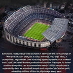 728PCS FC Barcelona Camp Nou Stadium Building Set - Collector Edition