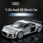 Audi R8 Coupé 199pcs Blocs de Construction | Modèle de Voiture en Briques Speed Champion à l'Échelle 1:24 | Le Meilleur Cadeau pour les Fans d'Audi et les Amateurs de Voitures