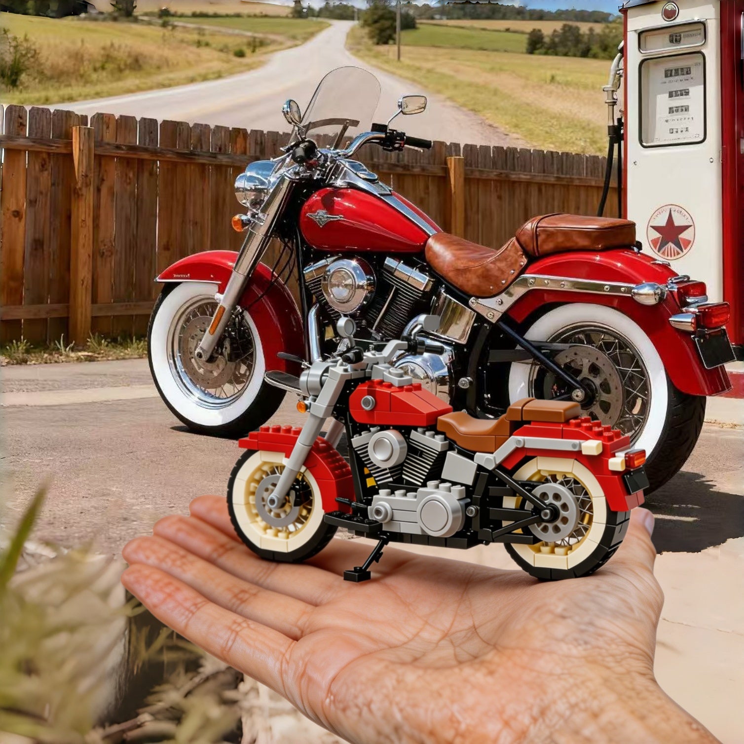 Personnalisez les Blocs de Construction Moto | Personnalisez les Maquettes en Blocs de Construction avec des Photos de Votre Voiture Préférée