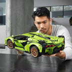 Ensemble de 3696 briques de construction Technic Lamborghini Sián FKP 37 | Maquette de supercar à l'échelle 1:8 | Édition collector premium