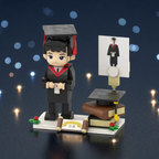 Custom Minifigure Photo Frame – Personalized Brick Figure with Your Photo