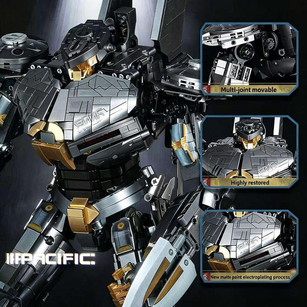 Pacific Rim Jaeger Series : Ensemble de blocs de construction Striker Eureka 2506 pièces