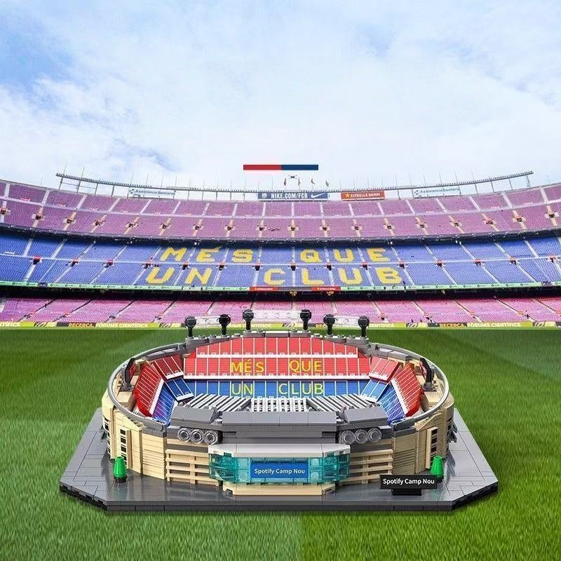 728PCS FC Barcelona Camp Nou Stadium Building Set - Collector Edition