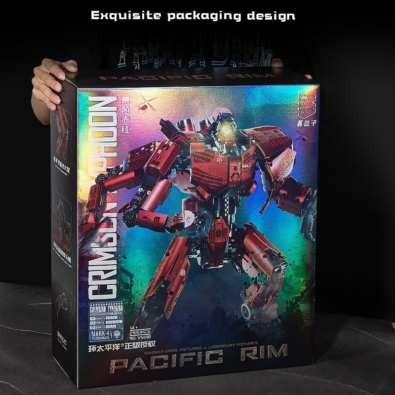 Pacific Rim Jaeger Series: Crimson Typhoon Mecha 2951PCS Building Block Set