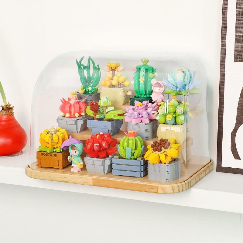 Boîte surprise de fleurs de blocs de construction éternels — Recevez une fleur de blocs de construction aléatoire