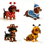 Chiens de briques - Série de collection Teckel