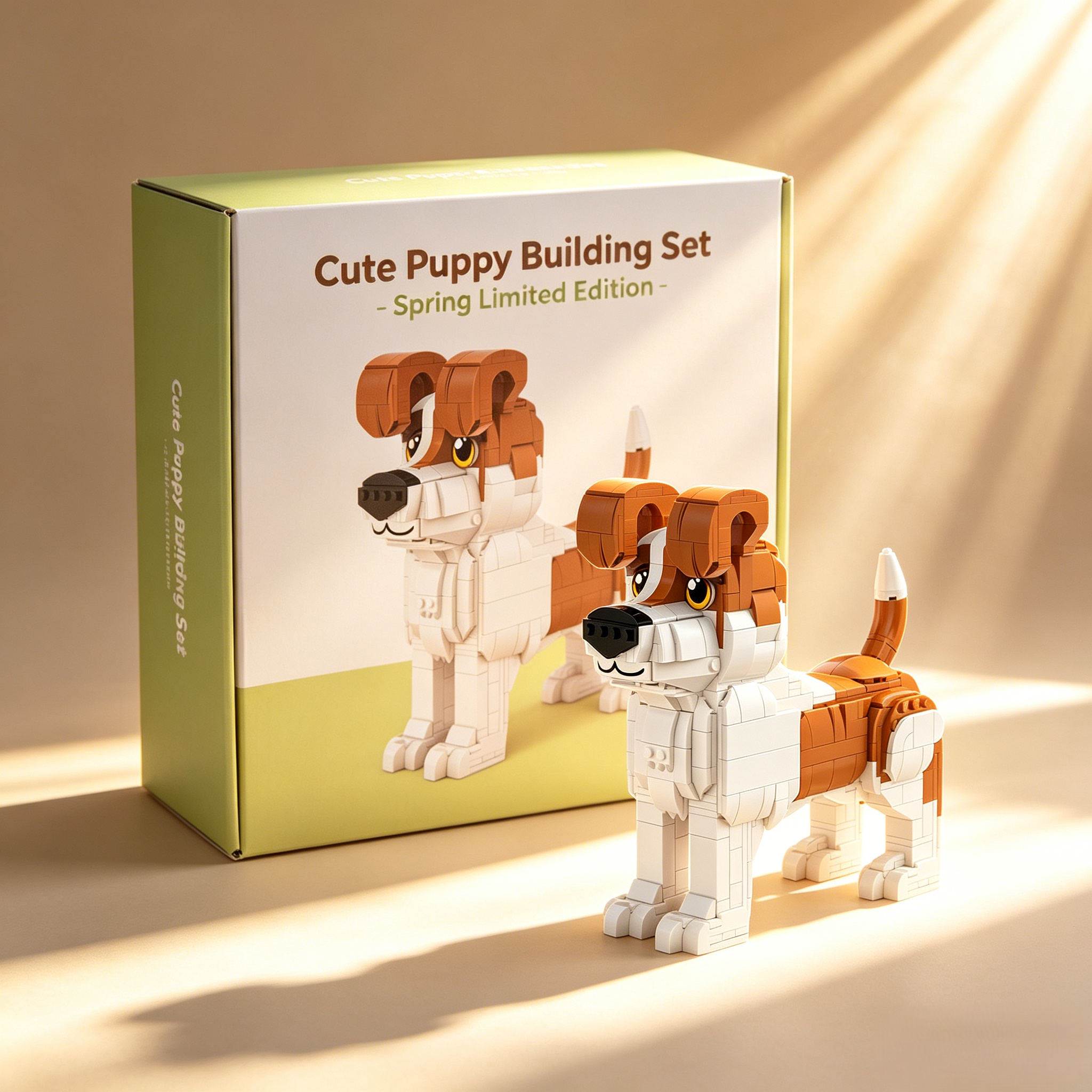 Cute Puppy Building Set - Spring Limited Edition
