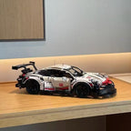 1580 pièces Technic Porsche 911 RSR Supercar - Grand ensemble de construction à l'échelle 1:10