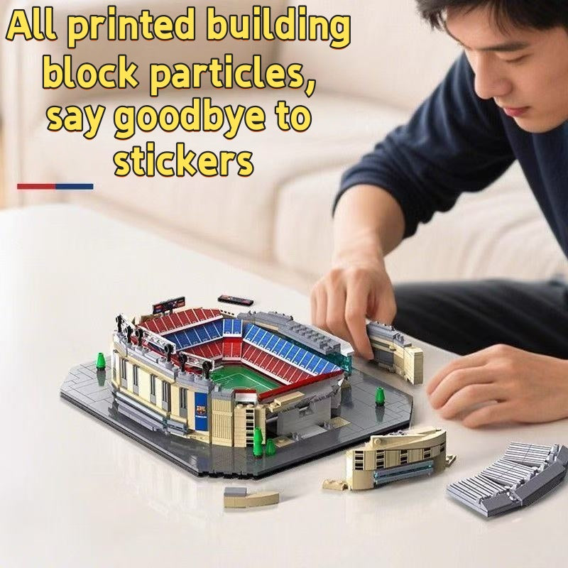 728PCS FC Barcelona Camp Nou Stadium Building Set - Collector Edition