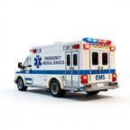 Ensemble de briques ambulance de sauvetage d'urgence – Honorez les héros qui sauvent des vies