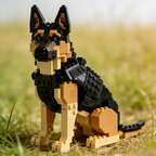 Classic German Shepherd Dog Building Set