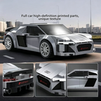 Audi R8 Coupé 199pcs Blocs de Construction | Modèle de Voiture en Briques Speed Champion à l'Échelle 1:24 | Le Meilleur Cadeau pour les Fans d'Audi et les Amateurs de Voitures