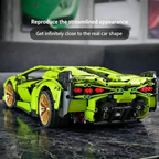 Ensemble de 3696 briques de construction Technic Lamborghini Sián FKP 37 | Maquette de supercar à l'échelle 1:8 | Édition collector premium