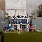 Ensemble de blocs de construction Stranger Things – Le Manoir Hanté – Maison modulaire multi-niveaux avec mini-figurines