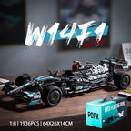 Maquette de construction Mercedes-AMG W14 F1 Performance à l'échelle 1:8 - 1936 pièces - MK6024