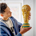 2842pcs FIFA World Cup Trophy Replica Building Kit | Gold Champion Cup 3D Brick Model | Best Gift for Football Fans 2026
