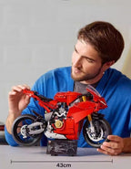 Ensemble de blocs de construction Ducati Panigale V4 S avec kit d'éclairage LED – 1603 pièces