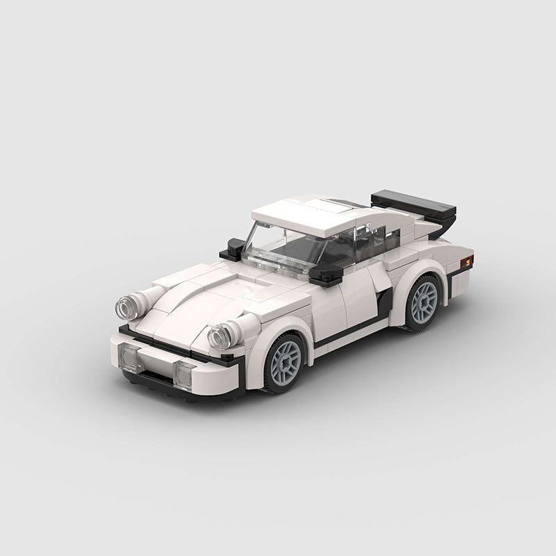 Brick Cars-White Turbo Classic