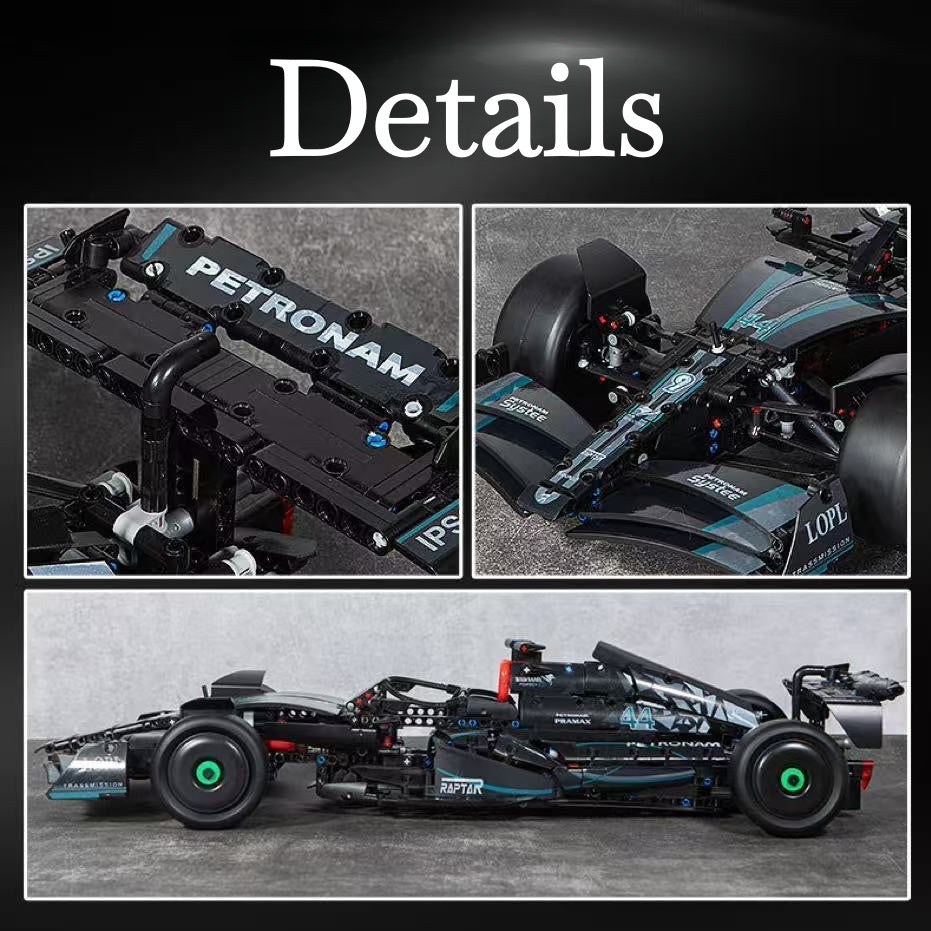 Maquette de construction Mercedes-AMG W14 F1 Performance à l'échelle 1:8 - 1936 pièces - MK6024