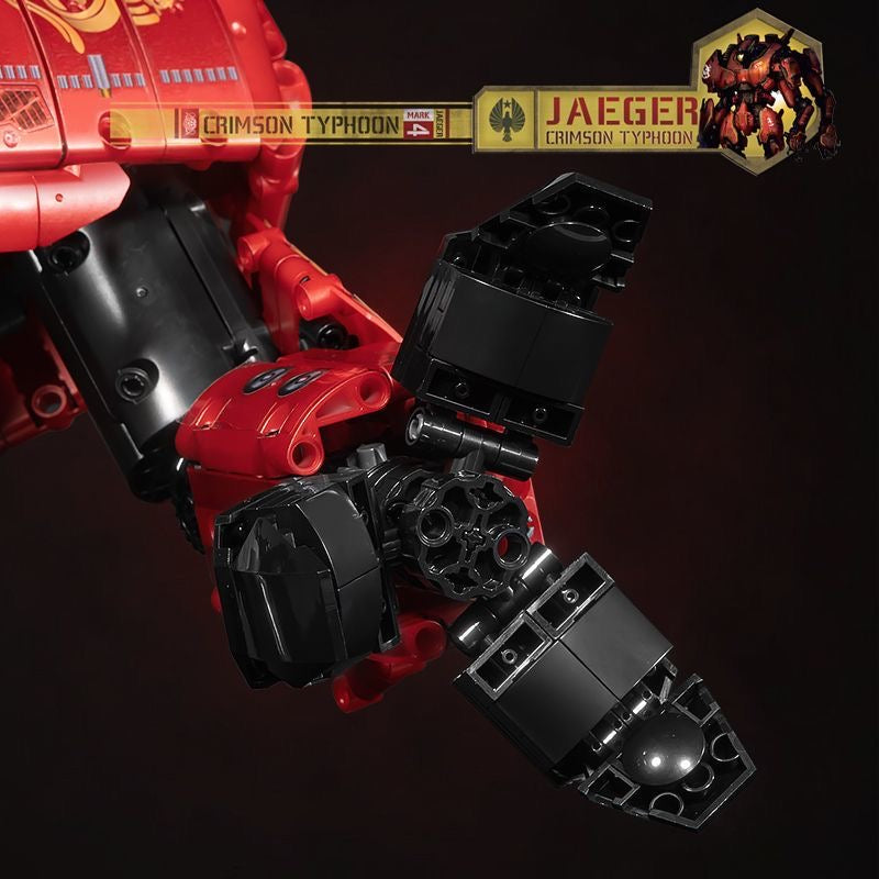 Série Jaeger de Pacific Rim : Ensemble de blocs de construction Mecha Crimson Typhoon 2951 pièces