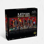 Batman: La Série Animée – Ensemble de Construction Skyline de Gotham City | Présentoir Mural de 76 cm | 4 Minifigurines