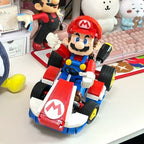 Ensemble de blocs de construction Mario Kart – Grande figurine Mario avec kart de course emblématique