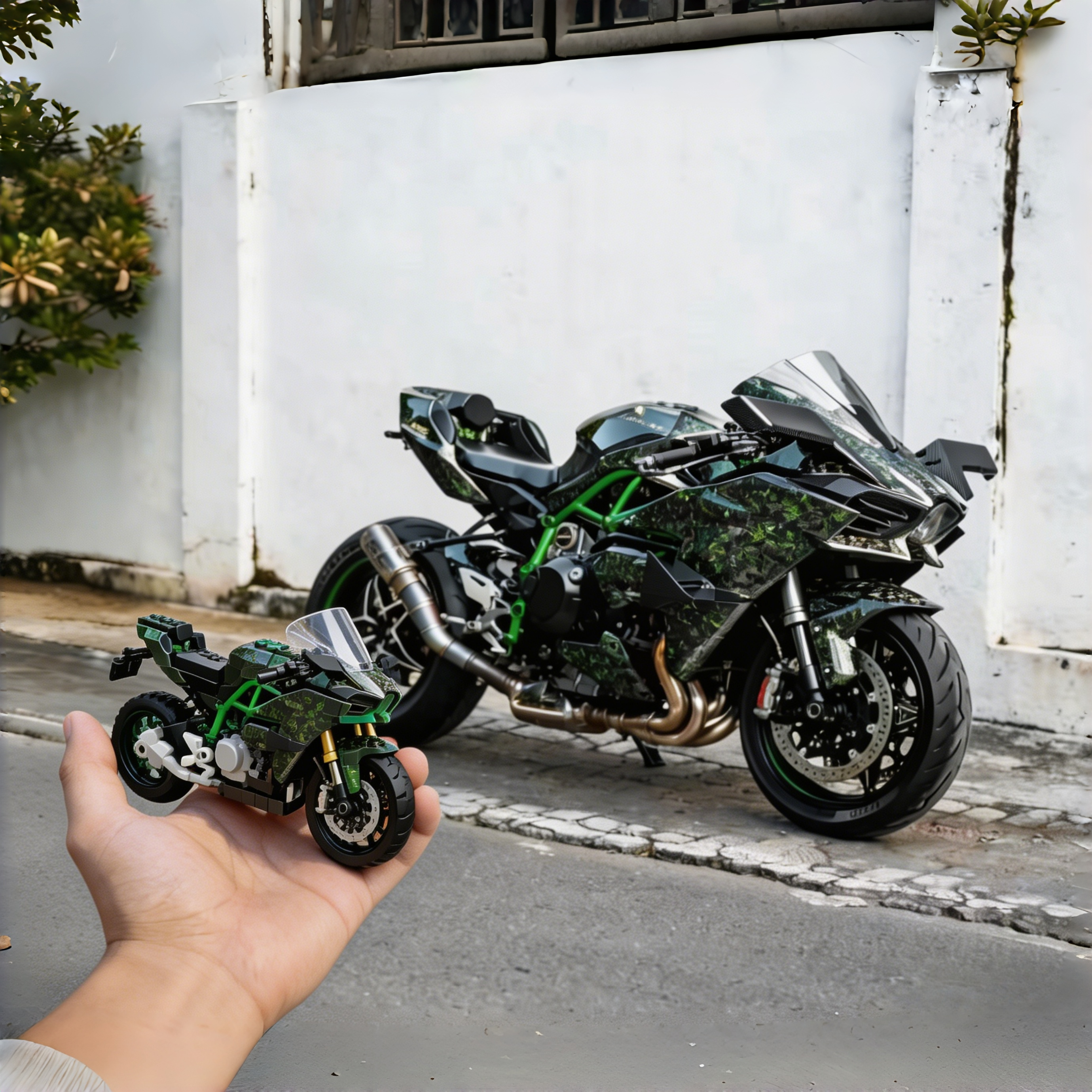 Personnalisez les Blocs de Construction Moto | Personnalisez les Maquettes en Blocs de Construction avec des Photos de Votre Voiture Préférée