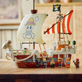 Ensemble de construction Bateau Pirate Going Merry One Piece – 1376 pièces | 6 figurines | Série Netflix