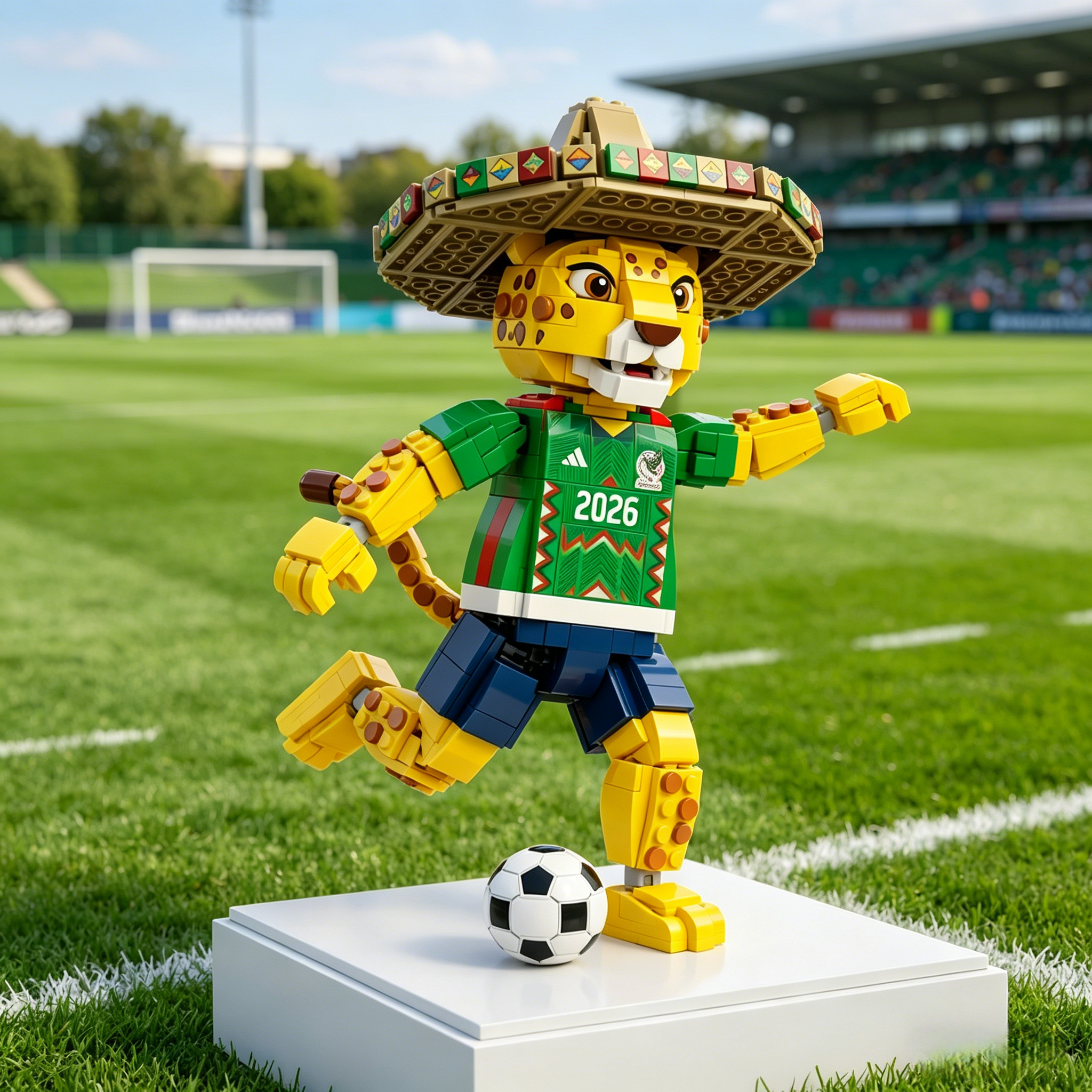 2026 FIFA World Cup Mascot Building Block Figures Set of 3